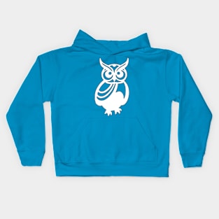 Owl Outline Kids Hoodie